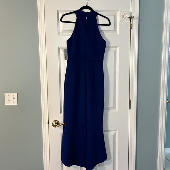 EnFocus studio - Royal blue, halter, Hi low mid dress, size 8 NWT - Picture 4 of 10